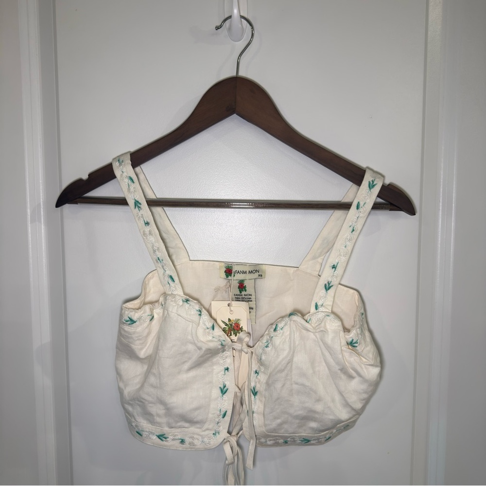 Fanm Mon Fol Skirt Set in Ivory - Picture 4 of 14